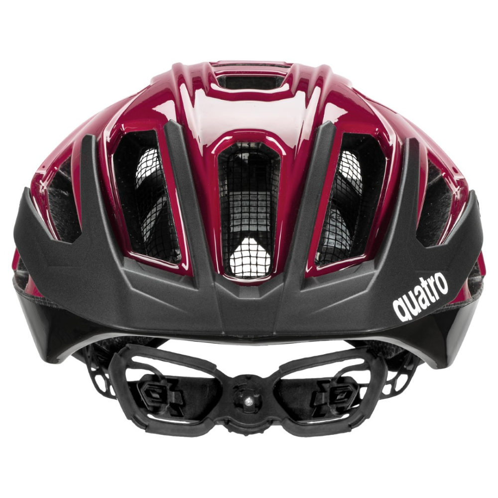 UVEX Helm quatro, ruby red-black, 52-57