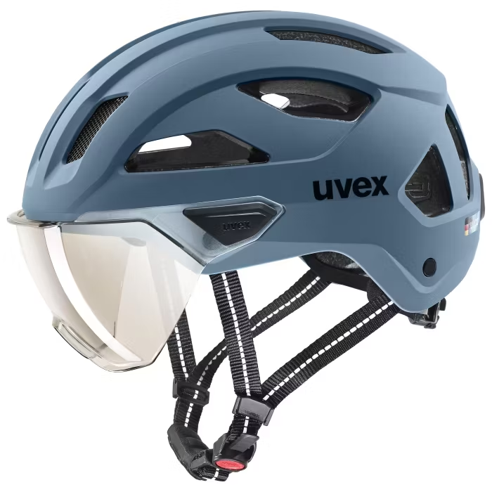UVEX Helm Stride Visor, Stone Blue Matt, 56-59cm
